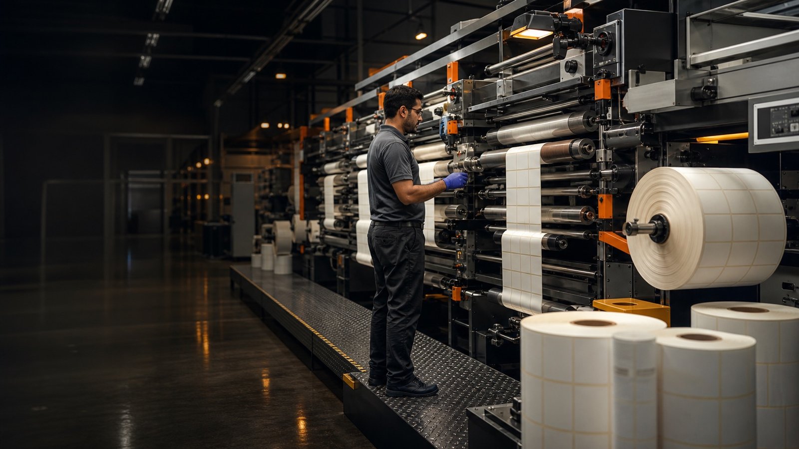 Ambe Industrial label manufacturing facility
